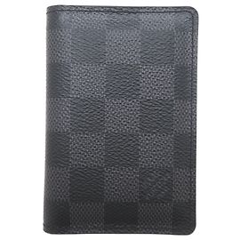 Louis Vuitton Damier Graphite Card Case Black