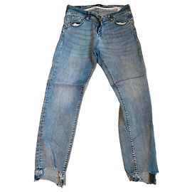 Autre Marque Gaudi Jeans 'Sunny Cropped' Slim Jeans hellblau gewaschen Blau