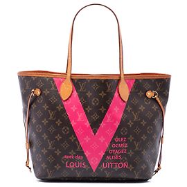 Louis Vuitton Marron Édition Limitée Monogram Grenade V Neverfull MM Marron
