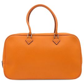Hermès Orange Epsom Plume Elan 28 Orange