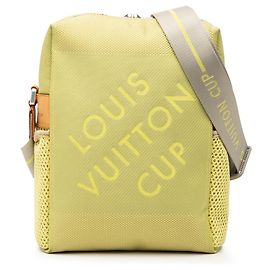 Louis Vuitton Green Damier Geant LV Cup Weatherly Doré Vert
