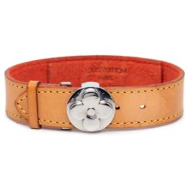 Pulseira Wish em monograma e vachetta marrom Louis Vuitton Marrom