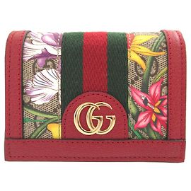Cartera Pequeña Gucci Beige GG Flora Ophidia Otro