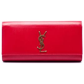 Clutch Monogram Cassandre en grain de poudre rosa Saint Laurent Rosa Otro