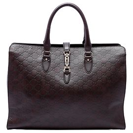 Tote Jackie Guccissima marrone Gucci Marrone Marrone scuro