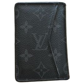 Louis Vuitton Cartera Monogram Eclipse Negro