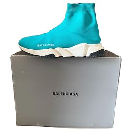Balenciaga Speed Trainer Sneakers - Blue Blue