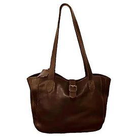 Autre Marque Sac cabas Fat Face en cuir marron Marron