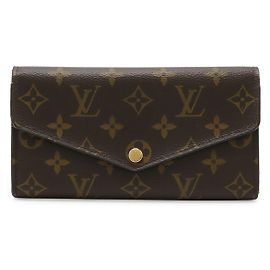 Carteira Sarah em Canvas Monogram Louis Vuitton Rosa