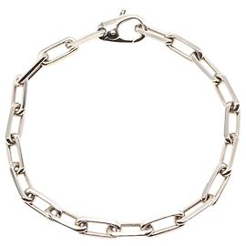 Cartier Santos Bracelet White Gold Silvery Metallic