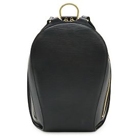 Louis Vuitton Epi Leather Mabillon Backpack Black