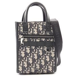 Borsa 2WAY Dior Safari Oblique Mini Marrone Beige