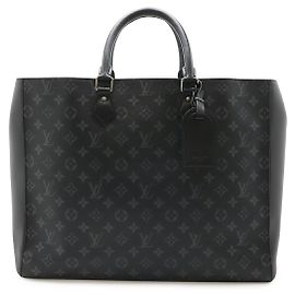 Louis Vuitton Monogram Eclipse Tote Bag Black