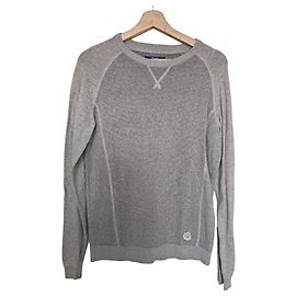 Autre Marque Pull Jules en coton gris texture gaufrée Gris