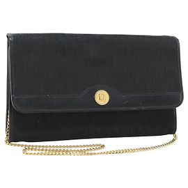 Chloé Bolsa de ombro Chloe Chain em couro Rosa Ouro Auth BA8401 Rosa Dourado