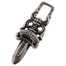 Chrome Hearts Dolch Anhänger Charm Top Ag925 Silver Auth 184244M Silber