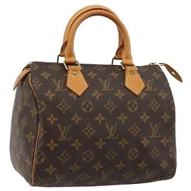 LOUIS VUITTON Bolsa Monogram Speedy 25 M41528 LV Auth 179455A Monograma