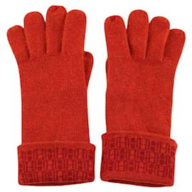 Hermès Rote Handschuhe Rot