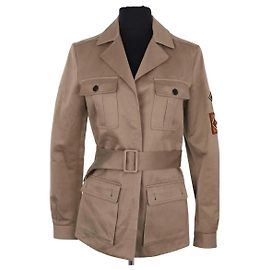 Saint Laurent Jacke aus Baumwolle Khaki Khaki