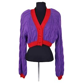 Autre Marque Violette Strickjacke Lila