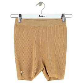 Saint Laurent Calções de ciclismo camel Camelo