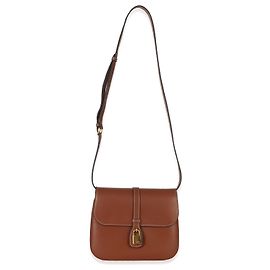 Céline Bolsa Tabou Flap Medium em couro de bezerro liso cor Tan Celine Marrom Bege