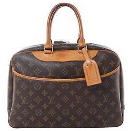 Bolsa Louis Vuitton Deauville em Canvas Monogram marrom M47270 Bege