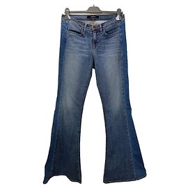 J Brand Calça Flare Jeans Denim Azul Azul