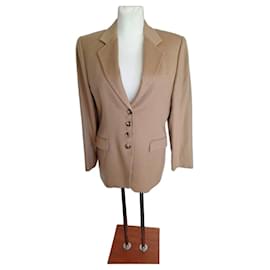 Agnona 100% Kaschmir Blazer Kamel