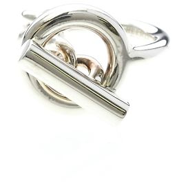 Hermès Hermes Croisette Ring in Silver 925 Silvery