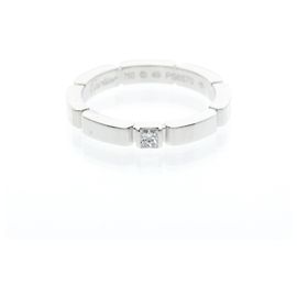 Bague Maillon Panthère Cartier Argenté