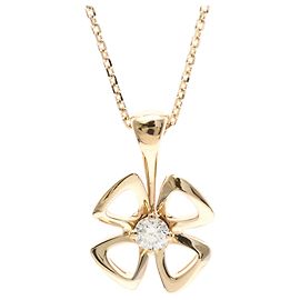 Bulgari Collier Fioreba 1P en diamant Bvlgari Doré