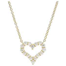 Tiffany & Co Collana Tiffany Sentimental Heart in oro giallo e diamante D'oro