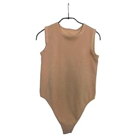 Body Wolford de seda color camello Camello