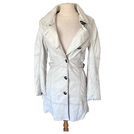 Oakwood Giacca in pelle bianca Bianco