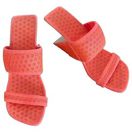 United Nude Loop Hi Surf Neoprene 3D Mesh Sandals - Orange Eggshell Coral