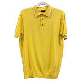 Jeremy Scott Pour Adidas Polo Jerem de algodón amarillo de manga corta Amarillo
