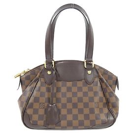 Sac à main Louis Vuitton Damier Verona PM Damier ebène