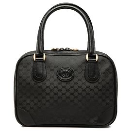 Borsa Gucci Black Micro GG Supreme Nero