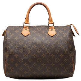 Louis Vuitton Marron Monogram Speedy 30 Marron