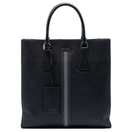 Prada Black Saffiano Lux Tote Black