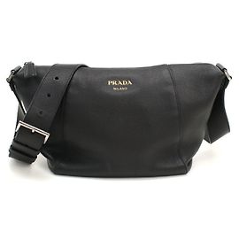 Borsa a tracolla nera da uomo Prada Nero
