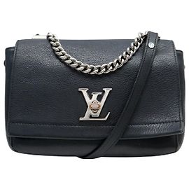 BORSA LOUIS VUITTON LOCKME II BB M51200 PELLE NERA TRACULLA HANDBAG Nero