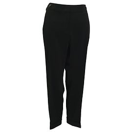 Max Mara Weekend Trouser Pants in Black Polyester Black