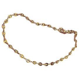 Autre Marque Colar de Corrente Horsebit Dourado Dourado