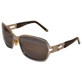 Max Mara MM 957/S Occhiali da sole - Metallo Argento e Nero Nero Silver hardware