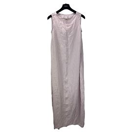 Autre Marque Marc Le Bihan Seiden-Maxikleid Pink