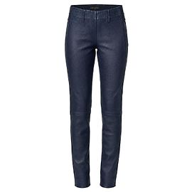 Louis Vuitton Pre-Fall 2013 Navy Blue Leather Pants Dark blue