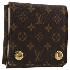 LOUIS VUITTON Monogram Jewelry case Jewelry Box LV Auth gh2101M Monogram
