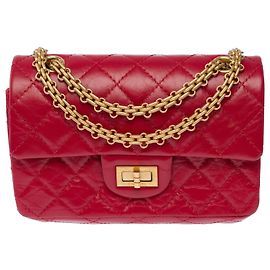 Bolsa CHANEL 2.55 em Couro Vermelho - 103635 Vermelho